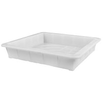 FELTECHELECTR Brick Molds 1Set for Diy Concrete Projects 9.8*9.8*2in White Plastic Pavement Stone Mould for Patios