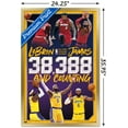 thumbnail image 2 of NBA League - LeBron James All-Time Scoring Leader Wall Poster, 22.375" x 34" Framed, 2 of 6