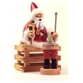 Red Santa German Christmas Incense Smoker Handcrafted in Erzgebirge