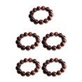 thumbnail image 3 of Sonducket de cuentas de piedra natural roja - de ojo de tigre cómoda y única única Cuentas de oración Fácil de usar Ojo de tigre rojo18MM Type2 NO2, 3 of 6