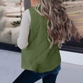 thumbnail image 6 of Hvyesh Women Puffer Vest Casual Fleece Lined Stand Collar Sleeveless Jacket Warm Winter Zip Up Waistcoat Sherpa Gilet Outerwear with Pockets, 6 of 10