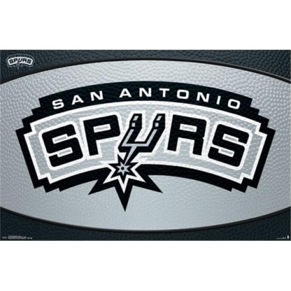 Posterazzi TIARP13775 San Antonio Spurs - Logo 14 Poster Print - 22 x 34 in.