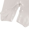 thumbnail image 4 of Coerni Girls Boys Linen Cotton Romper Button-Down Baby Girl Summer Clothes with Ruffled Bonnet Hat Unisex Photoshoot Outfits, 4 of 6