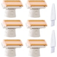 thumbnail image 1 of shiyou-LINMEI Body Ladies Shaver Replacement Heads Razor and Trimmer Blades Compatible with Perfect Finishing and Soft Touch Rechargeable Body Shaver Include 2 Cleaning Brush (6PCS), 1 of 4