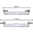 thumbnail image 2 of 4pcs Ceiling Light Fixture Bracket 90mm Pendant Light Accessories Ceiling Chandelier Ceiling Light Base Plate Ceiling Lamp Plates Plate H Stcyv, 2 of 2