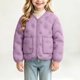 thumbnail image 3 of ATOGUTA Girl's Puffer Kids Fall Fashion Warm Long Sleeve Down Jackets with Pockets Outdoor Clothes Size 3T-13, 3 of 7