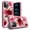 Red, variant on Storm Buy for iPhone 15 Pro Max 6.7 Inch Case, Red Floral Rose, Wireless Charging Support, Red