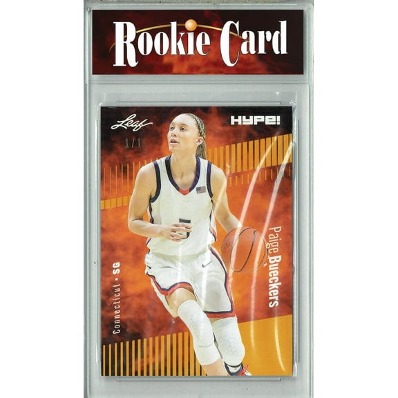 Certified Mint  Paige Bueckers 2023 Leaf HYPE #131 Gold Blank Back #1/1 Rookie Card