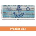 thumbnail image 3 of Anchor Bath Mat, Retro Nautical Anchor Washable Bathroom Rugs No Slip Washable Cover Floor Carpets Floor Mat Bathroom Decorations 48" X 20"…, 3 of 5