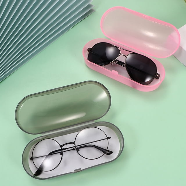WEAVILUX 5Ud Estuche Para Gafas De Plástico Resistente Con Interior Que Lentes Y Varillas