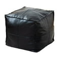 thumbnail image 2 of Waterproof Stretchable Ottoman Seat Cover Square Pouf Slipcover DIY Stuffable Chair Protector Detachable Double-Sided Use for Living Room Bedroom Air-Conditioned Room Decor, 2 of 2