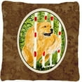 thumbnail image 1 of Carolines Treasures SS8906PW1414 Golden Retriever Decorative Fabric Pillow, 1 of 4