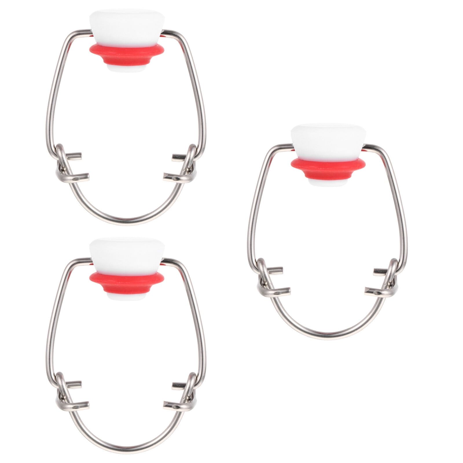 6pcs Beer Bottle Caps Juice Bottle Cap Swing Top Lip Beer Glass Bottles