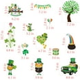 thumbnail image 6 of TERGAYEE St Patrick's Day Decorations,Saint Patrick's Day Shamrock Clover Leprechaun Static Window Stickers Decals for St. Patty's Day Irish Lucky Day Party Decorations, 6 of 6