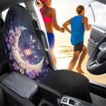 thumbnail image 4 of XYZCANDO Floral Oil Lamp Pattern Car Seat Towel Cover Sweat Absorbed, Suitable for Van Front Seat Truck Seat, Terry Cloth Car Seat Covers, for Trucks Cars, 4 of 6