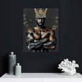 thumbnail image 5 of Nawypu Black Man Wall Art African American Man Poster Black Men I Am Empowered King Painting - Motivational Phrases Black Men Portrait Wall Art black man wall decor Home Decor, 5 of 5