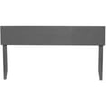 thumbnail image 2 of Bowery Hill Solid Wood Gray Headboard Adjustable USB Charging Station 80.75" x 37.25" Unassembled, 2 of 5