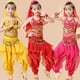 thumbnail image 1 of Disfraz infantil, disfraz de danza del vientre para niñas, disfraz de práctica de danza étnica de Xinjiang para niños, 1 of 2