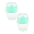 thumbnail image 1 of Oleegame 2PC Manual Juicer Lemon Juicer Plastic Portable Fruit Squeezer Orange Squeezer Household Green, 1 of 9