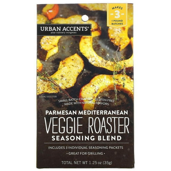 Urban Accents, Veggie Roaster Seasoning Blend, Parmesan Mediterranean, 1.25 oz