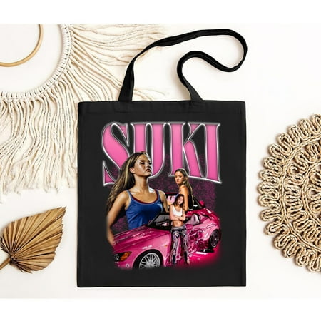 vintage Limited SUKI Vintage Tote Bag  Graphic T-Bag  Retro 90 s SUKI Fans Homage T-Bag  Gift For Women and Men-TH42193