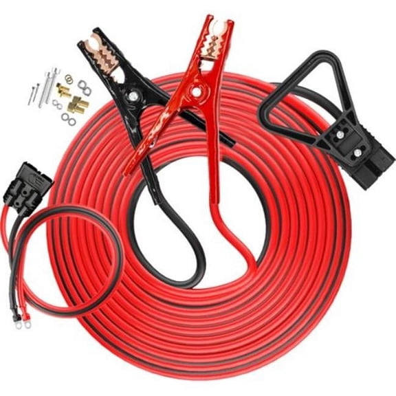 2 Gauge & 40 ft. B25 Insulated Clamps Booster Cable Kit