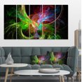 thumbnail image 3 of Designart 'Multi Color Fractal Abstract Design ' Abstract Canvas Art Print, 3 of 3