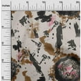thumbnail image 2 of oneOone Georgette Viscose Brown Fabric Abstract Texture Craft Projects Decor Fabric Printed By The Yard 42 Inch Wide, 2 of 4