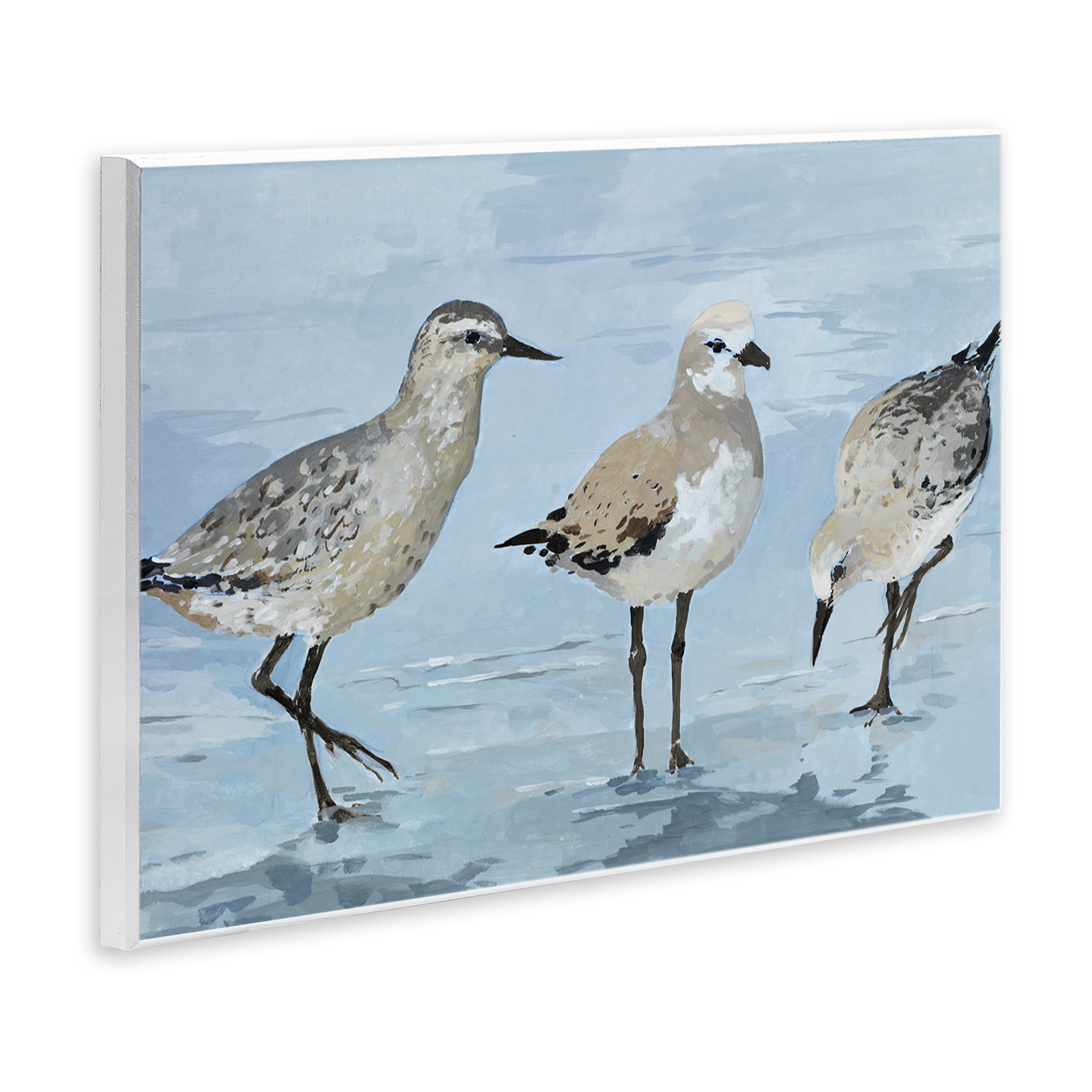Stupell Industries Sandpipers Beach Coastal Scene Wall Plaque Art, design by Lorenzo Collective