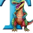 thumbnail image 2 of Adorno Acrílico Con Forma Letra T Dinosaurio para Navidad Coche Plano 2D, 2 of 9