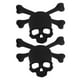 thumbnail image 3 of 2 pegatinas para coche, diseño de calavera, emblema de calavera, para el cuerpo, de metal 3D, 3 of 8