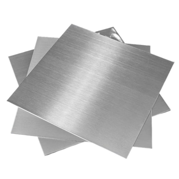 2pcs 304 Stainless Steel Plate Polished Sheet Thickness 0.5mm for Industry, Machinery, DIY Home Decoration