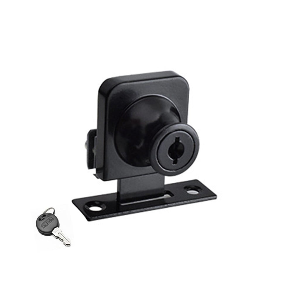 BAMILL Metal Showcase Display Sliding Glass Door Lock+ 2pcs Key