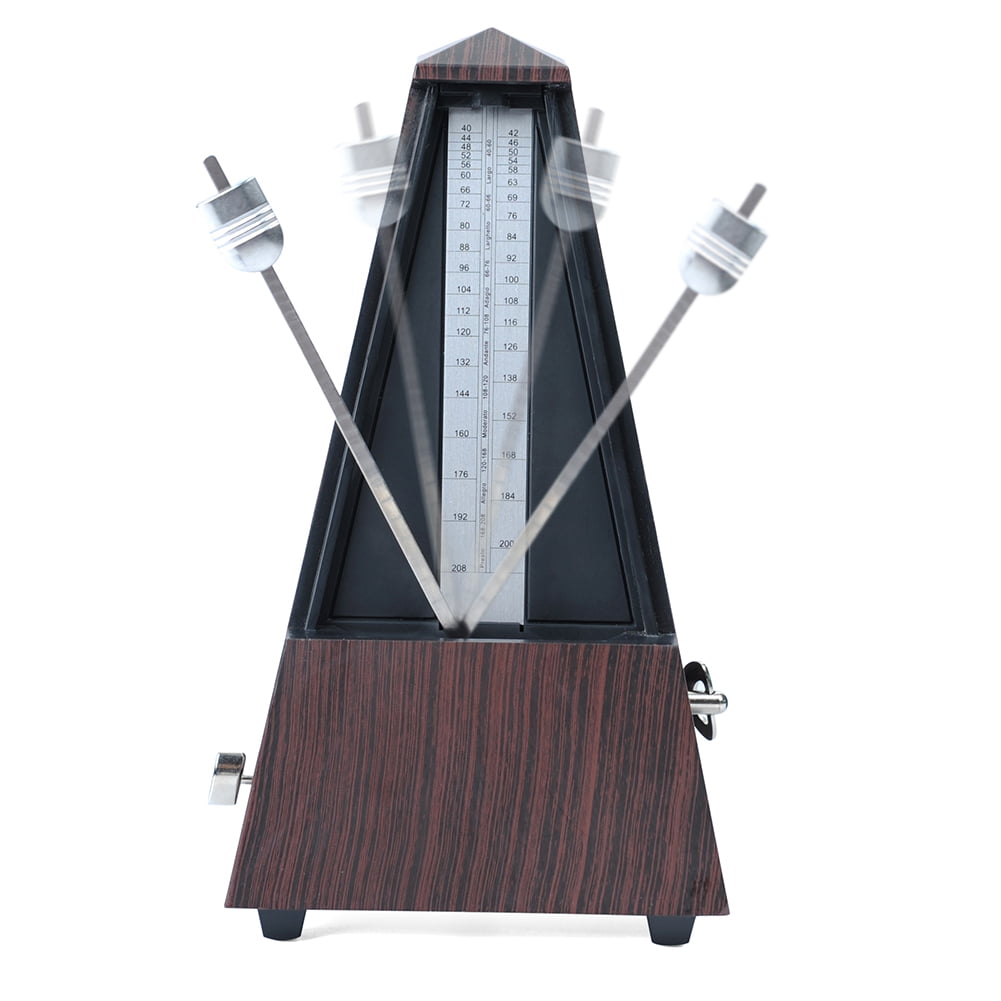 Samtykke Arv entusiasme ADM Mechanical Metronome Tuner Beat Keeper A-style Plastic Wooden For  Guitar, Piano, Drum, Violin - Walmart.com