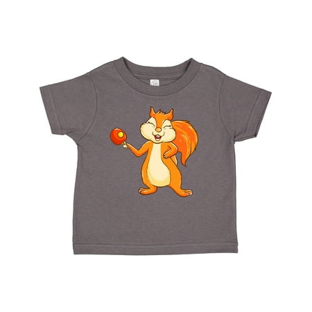 

Inktastic Squirrel Ping Pong Gift Toddler Boy or Toddler Girl T-Shirt