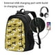 thumbnail image 2 of Easygdp Horsemen In Horseraces Mochila para Laptop de Viaje con Puerto USB, Mochila para Laptop con Puerto de Carga USB para Mujeres y Hombres, 2 of 7