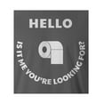 thumbnail image 2 of 9 Crowns Tees Hello Are You Looking For Me Toilet Paper Tee (Unisex Metal, Large), 2 of 3