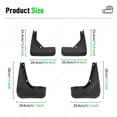 thumbnail image 2 of unique For Cadillac CTS 2014 2015 2016 2017 2018 Fender Mudguard Mud Flaps Guard Splash Flap Mudguards Car Accessories, 2 of 5