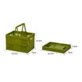 thumbnail image 3 of Cheers.US Plastic Baskets For Organizing and Storage, Durable Collapsible Space Saving Crates For Office Desk Drawer Organizing, Storage Bins For Organizing Household, Kitchen, 3 of 4