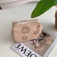 thumbnail image 3 of Bolsa de cosméticos de pana Caja de maquillaje de gran capacidad para regalos navideños (M Caqui) Ndcxsfigh  Cuidado Belleza, 3 of 8