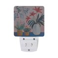 thumbnail image 5 of Yayeee LED Plug in Night Light for The Home with Auto Dusk to Dawn Light Sensors, 2 Pack, Flowers and Leaves, 5 of 6