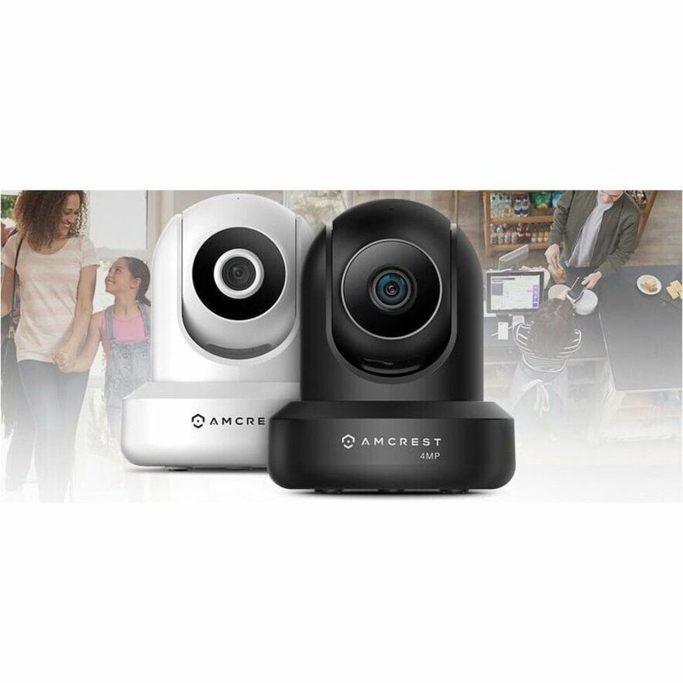 Amcrest IP4M-1041W 4 Megapixel Indoor Network Camera, Color, 1, White