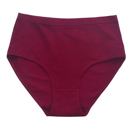 Njagoc3 Womens Seamless Cotton Mid Rise Briefs No Visible Panty Line Perfect for Yoga Pants & Pencil Skirts