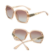 Women Sunglasses Ladies Oversized Polarised Sunglasses Sparkling Large Frame Sunglasses for Women