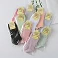 thumbnail image 3 of Summer Low Cut Socks Solid Color Safe Short Socks No Show Socks for Women, 3 of 10