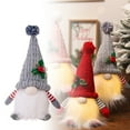 thumbnail image 2 of 4PCS Lighted Christmas 11 Inch Plush Decor, Battery Operated LED with Glowing Light, Swedish Tomte Elf for Holiday Table Party Decorations, 2 of 8