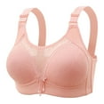 thumbnail image 2 of Abcnature Daily Comfort Bras for Women Back Buckle Embroidery Thin Style Ventilate Plus Size Bras without Steel Rim, 2 of 5
