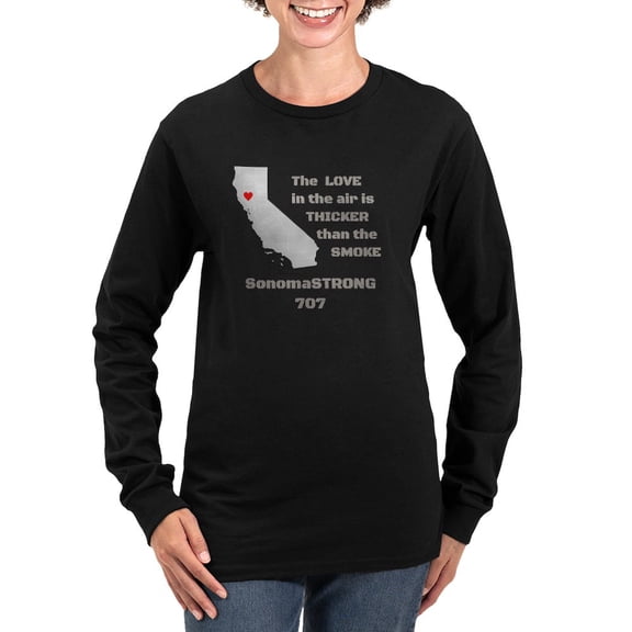 CafePress - Women's Long Sleeve Dark T Shirt - Women's Long Sleeve Graphic Tee Casual Fit