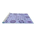 thumbnail image 2 of Ahgly Company Machine Washable Indoor Rectangle Abstract Blue Modern Area Rugs, 8' x 12', 2 of 4