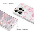 thumbnail image 3 of Coquette Bow Phone Case for iPhone 13 Pro Max, Cute Pink Ribbon Bow Aesthetic Case for Women Girls - Pink, 3 of 12